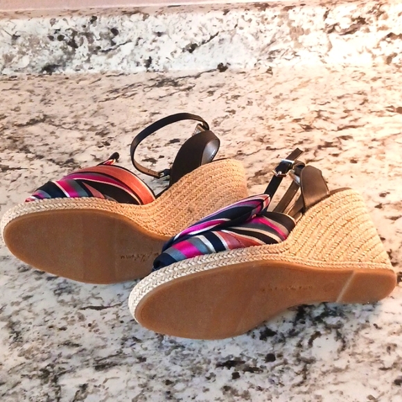 💒 Sam Edelman wedge sandals size 7 1/2 NWOB - Picture 6 of 9